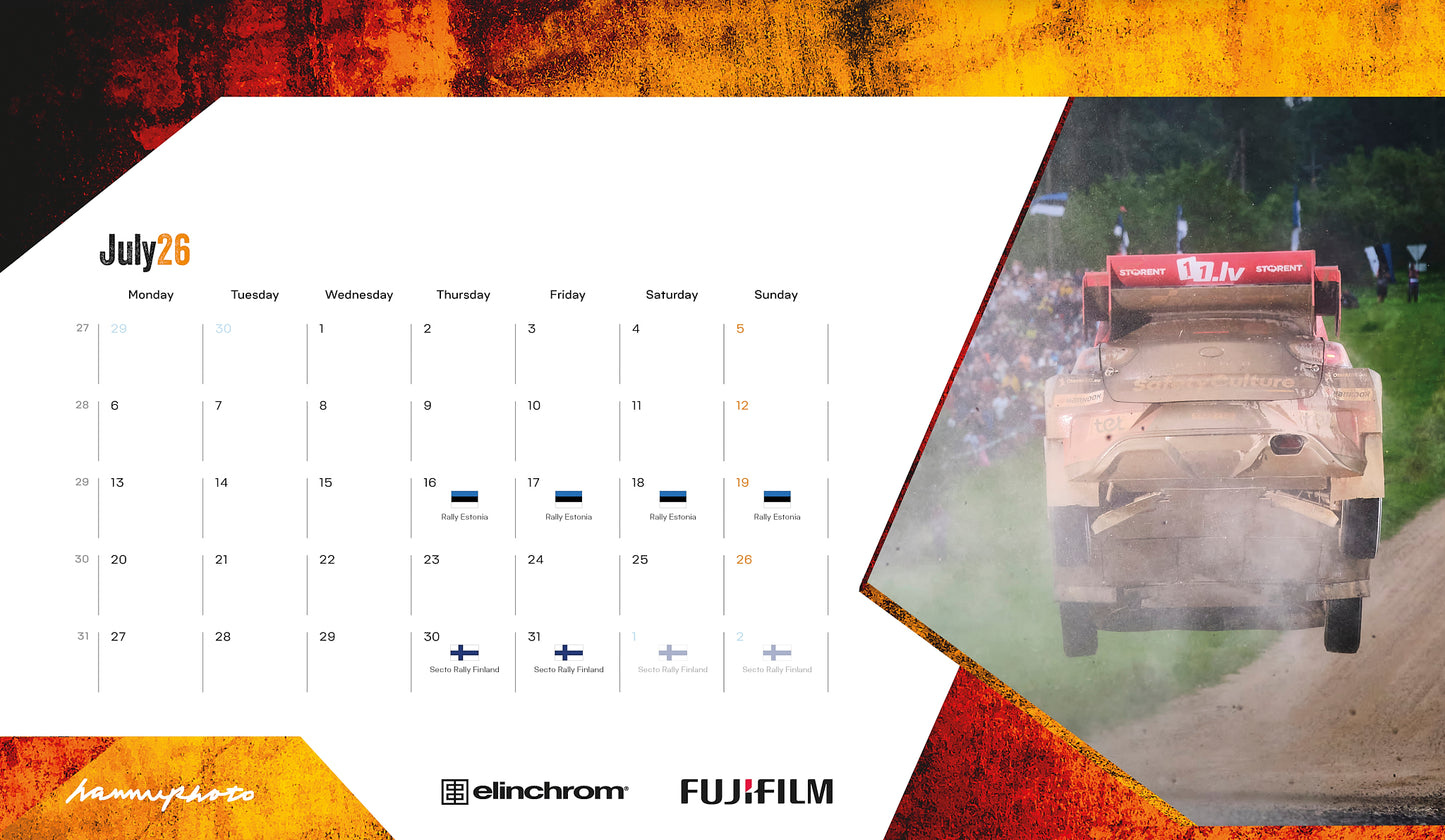 Hannuphoto Kalenteri 2026 450x262mm
