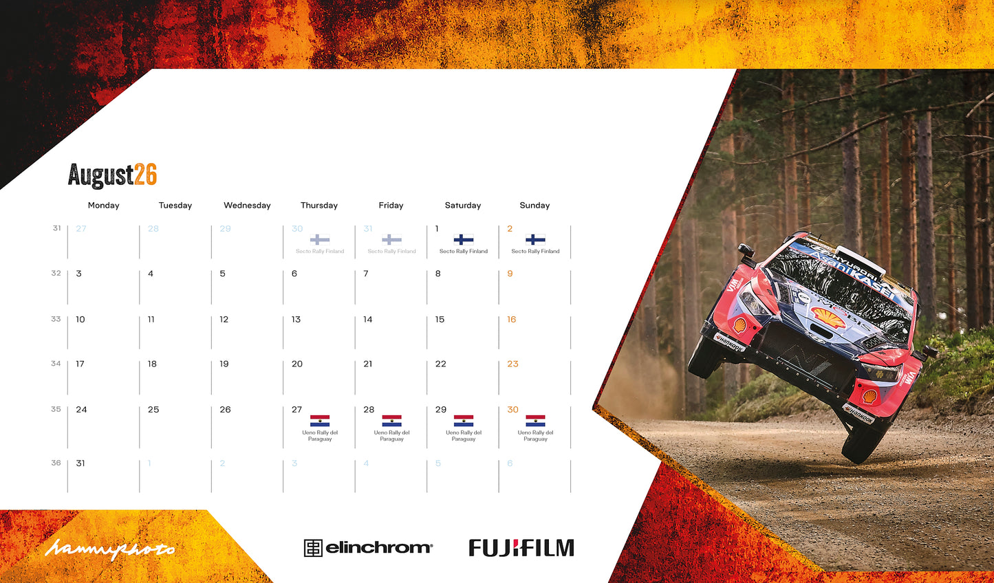 Hannuphoto Kalenteri 2026 600x350mm