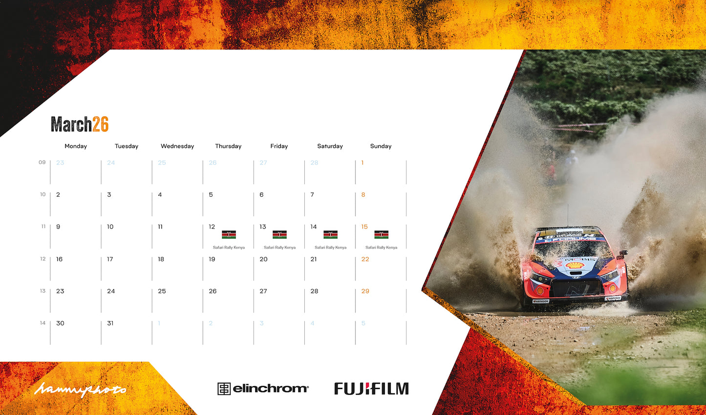 Hannuphoto Kalenteri 2026 450x262mm