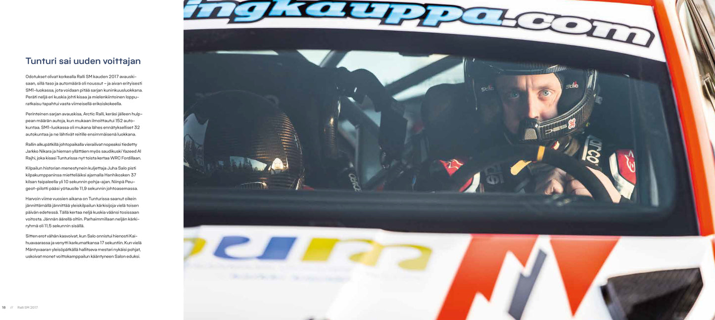 Ralli SM, kuvia ja menestyjiä 2017 kirja