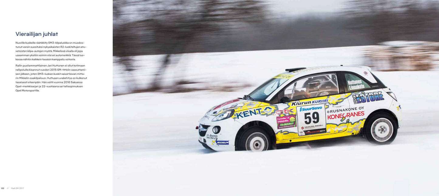 Ralli SM, kuvia ja menestyjiä 2017 kirja