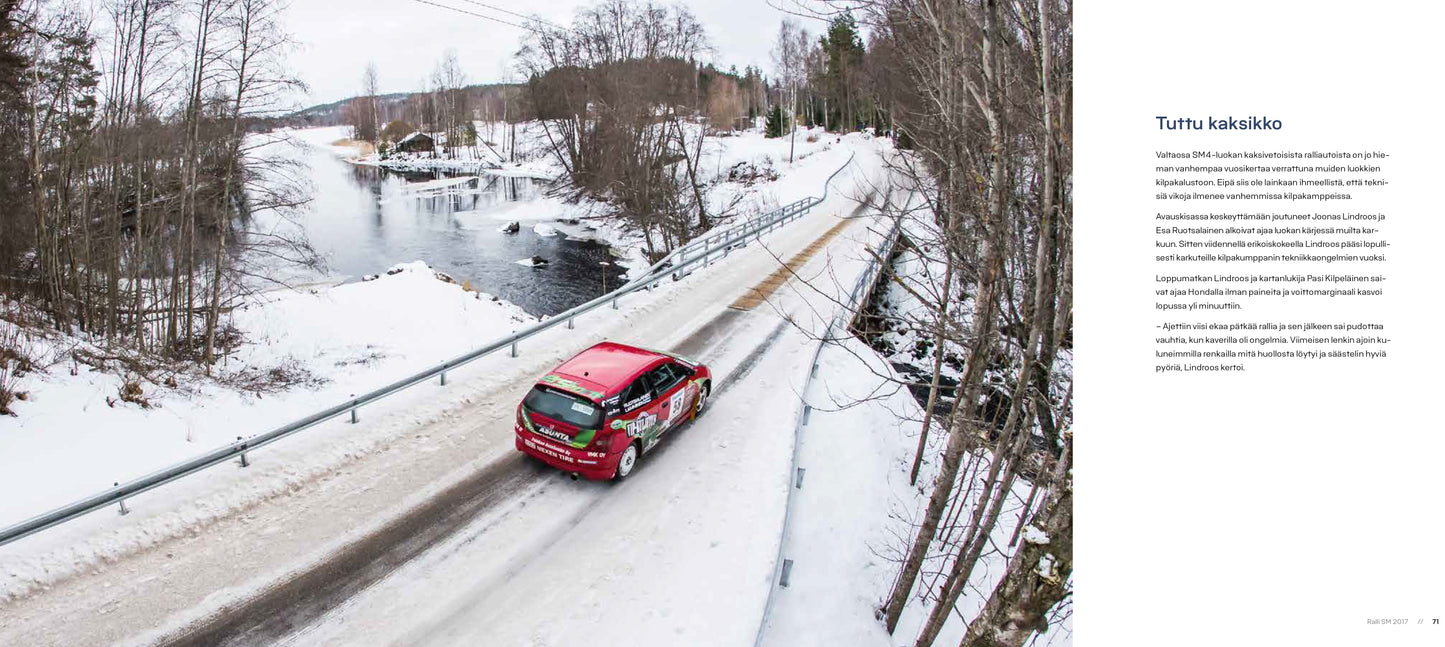 Ralli SM, kuvia ja menestyjiä 2017 kirja
