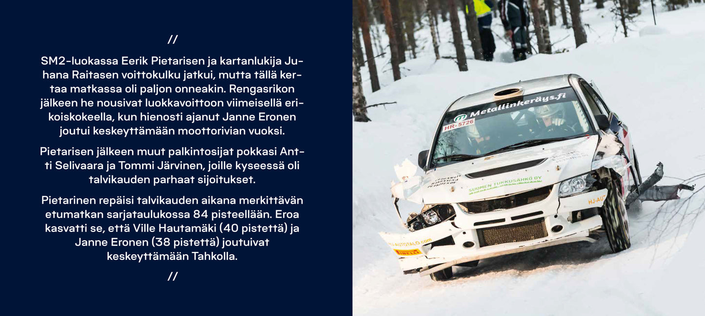Ralli SM, kuvia ja menestyjiä 2017 kirja