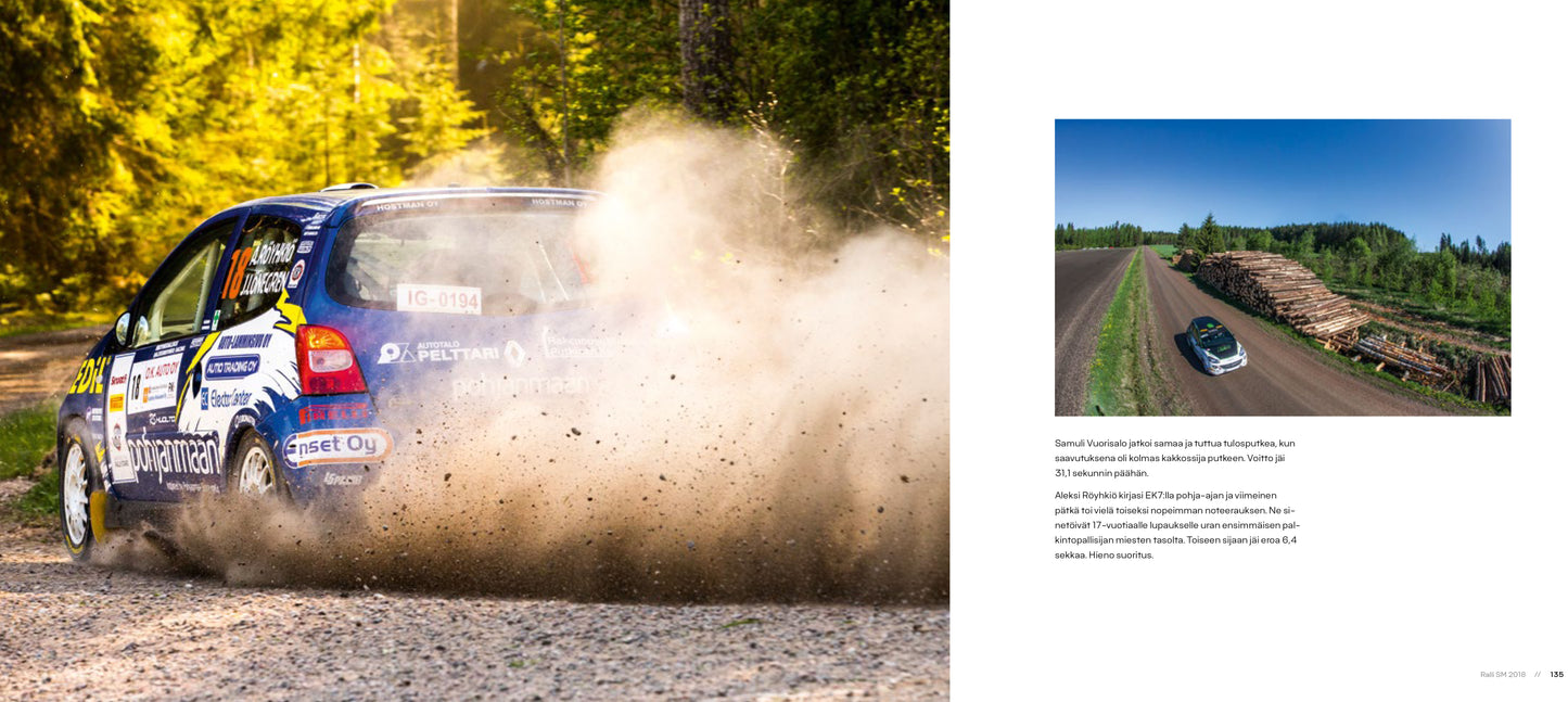 Ralli SM, kuvia ja menestyjiä 2018 kirja