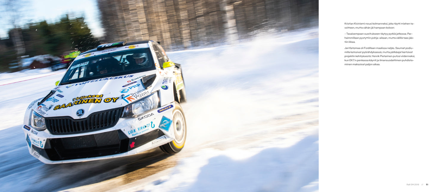 Ralli SM, kuvia ja menestyjiä 2019 kirja