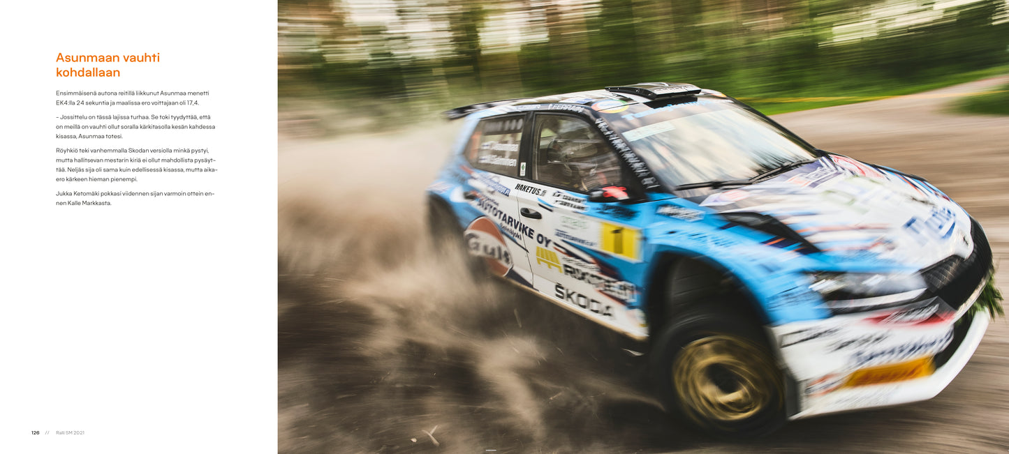 Ralli SM, kuvia ja menestyjiä 2021 kirja