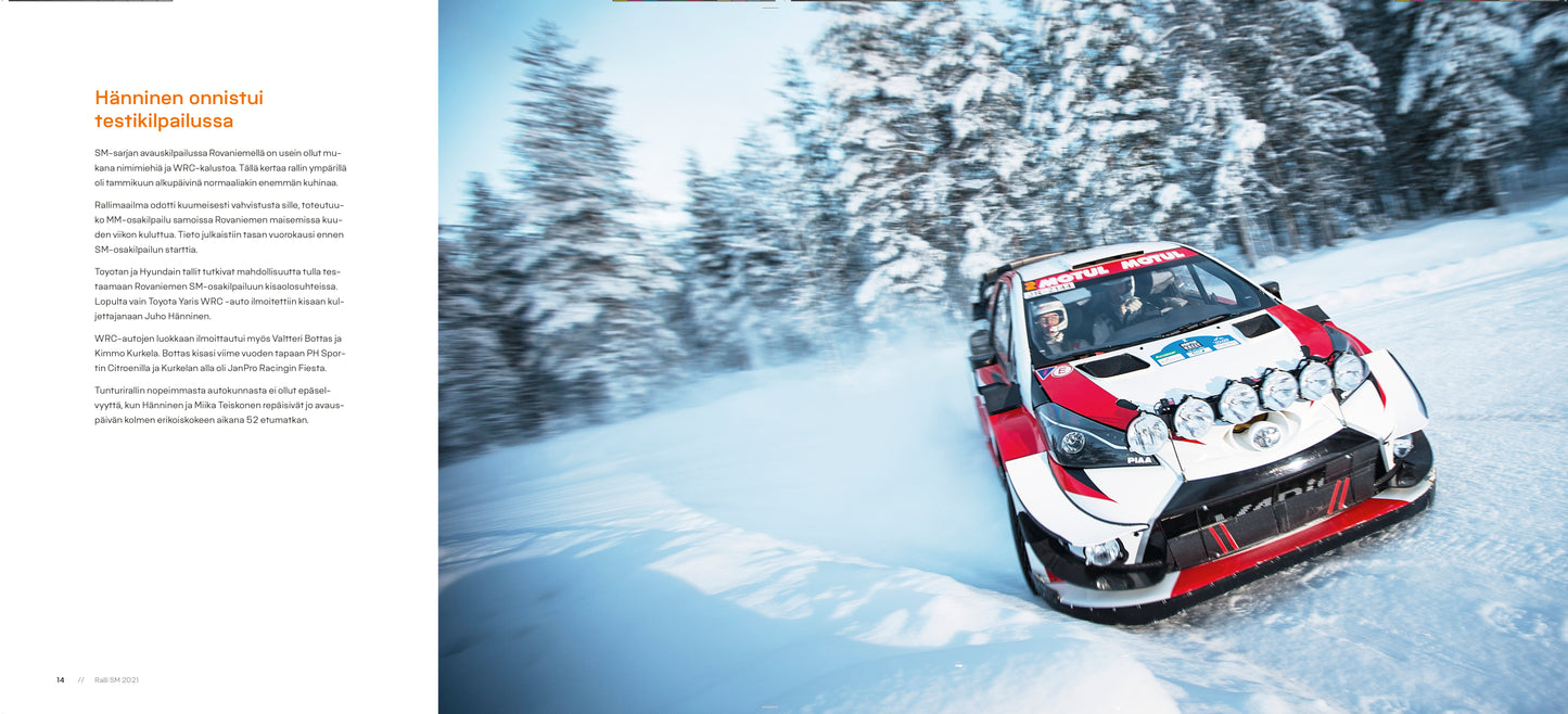 Ralli SM, kuvia ja menestyjiä 2021 kirja
