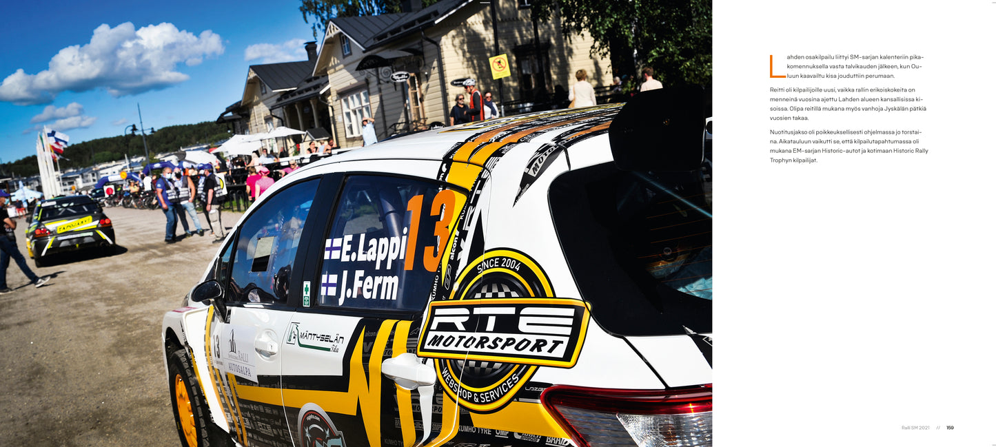 Ralli SM, kuvia ja menestyjiä 2021 kirja