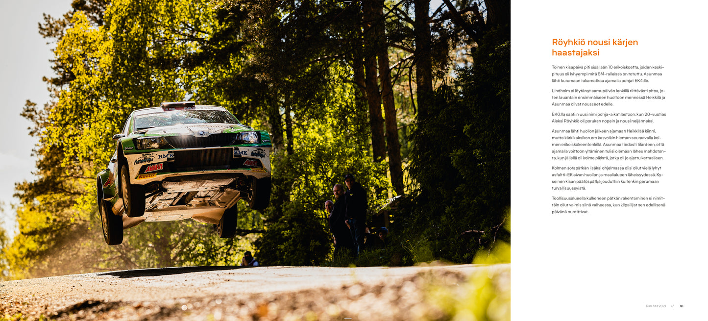 Ralli SM, kuvia ja menestyjiä 2021 kirja